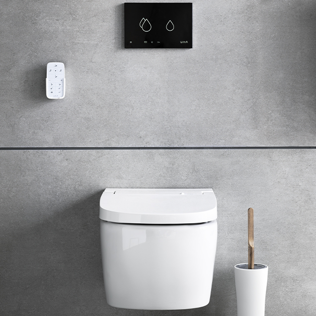 VitrA V-Care Smart Klozet Kumanda Paneli Eternity Tuvalet Fırçalığı